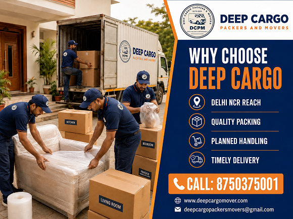 Careful packing and loading by a relocation crew